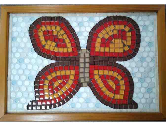 Mosaic Framed Butterfly ~ 2019/2020 1st Grade Class Project