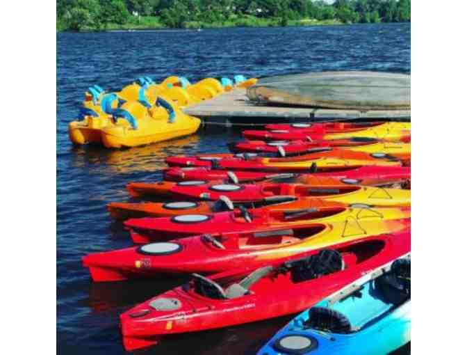 Two, 1 hour rental at Wheel Fun Rentals - bikes, kayaks, pedal boats, and more!