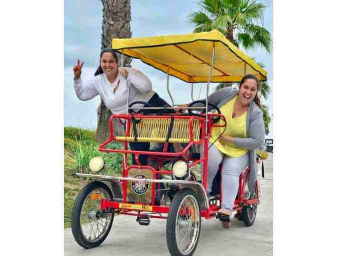 Two, 1 hour rental at Wheel Fun Rentals - bikes, kayaks, pedal boats, and more!