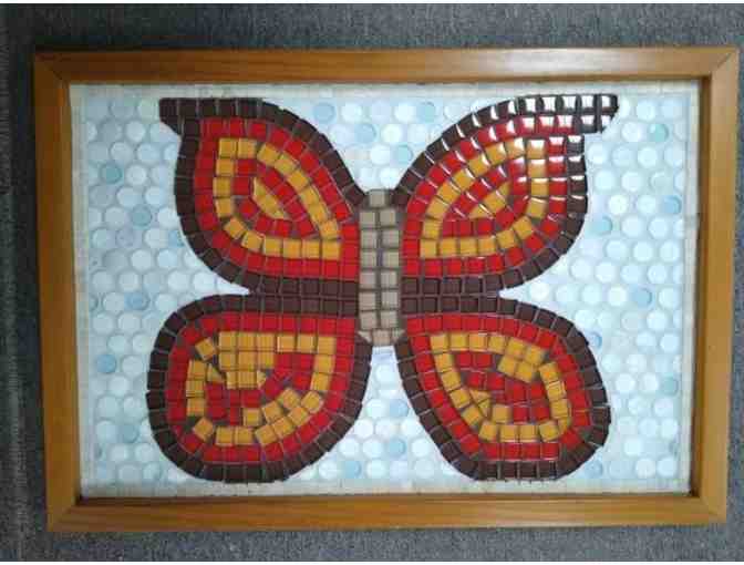 Mosaic Framed Butterfly ~ 2019/2020 1st Grade Class Project