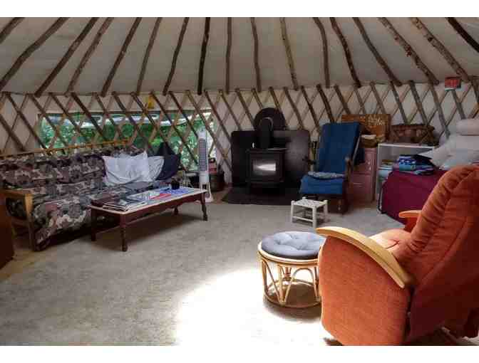 Overnight Stay in Yurt in Shelburne Falls Area and Dining Gift Cards