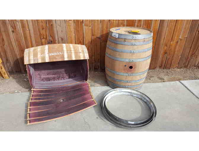 One Pair of handmade 'Barrel Chairs' made with authentic wine barrels from Bogle Vineyards