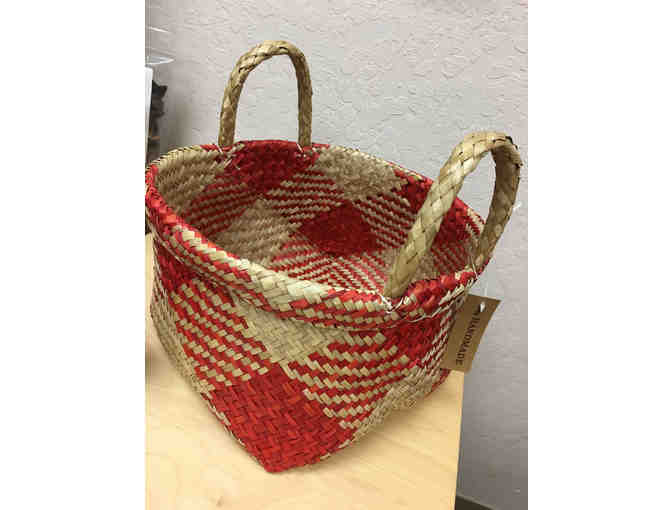 Gourmet Gift Basket w/ local and organic sauces, jams, and fruit from The Cloverleaf Farm