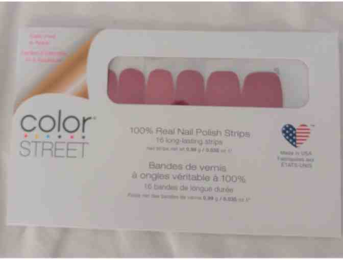 Nail color sheets with mini pouch