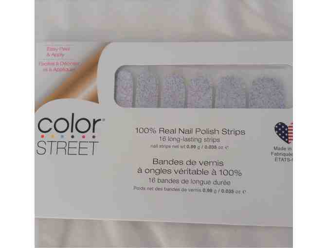 Nail color sheets with mini pouch