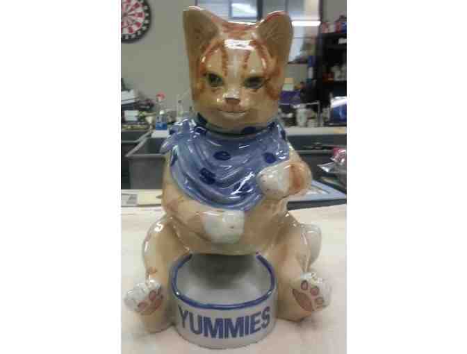 Ceramic Cat Feeder w/Removable Head - 12' Tall