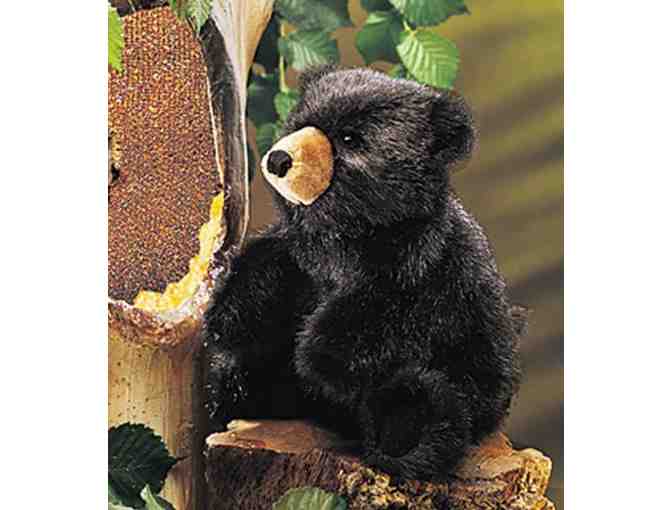 Baby Black Bear Hand Puppet