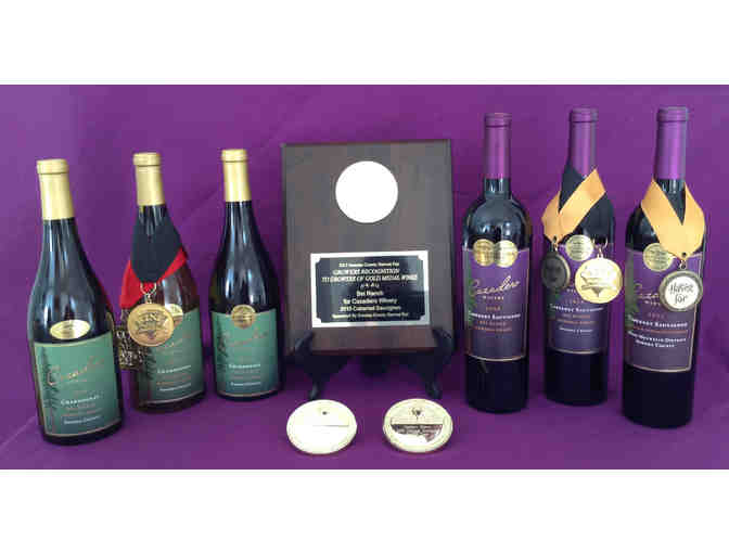 Cazadero Winery's Gold Medal wines