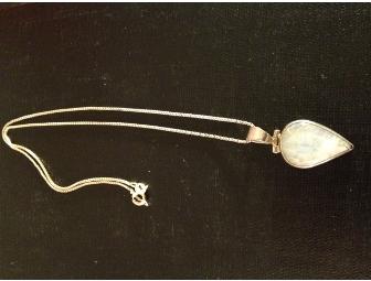 Moonstone Teardrop Necklace