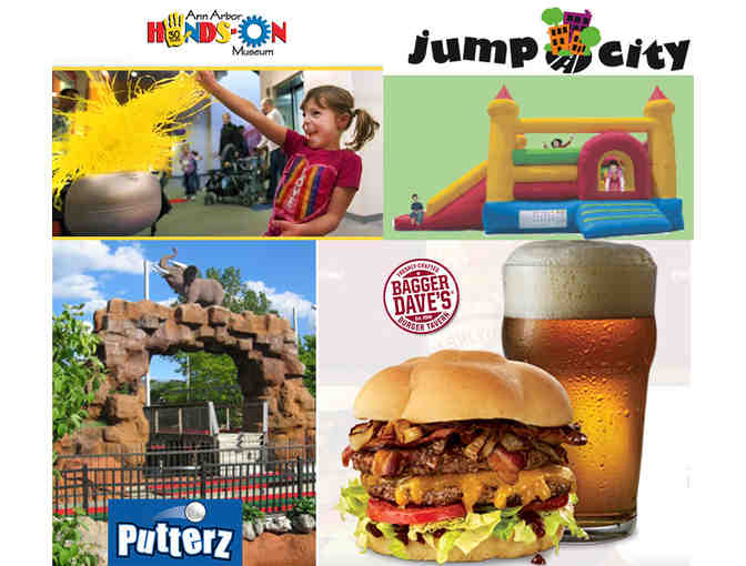 Family Fun: Miniature Golf, Jump City, Hands-On Museum and Bagger Dave's