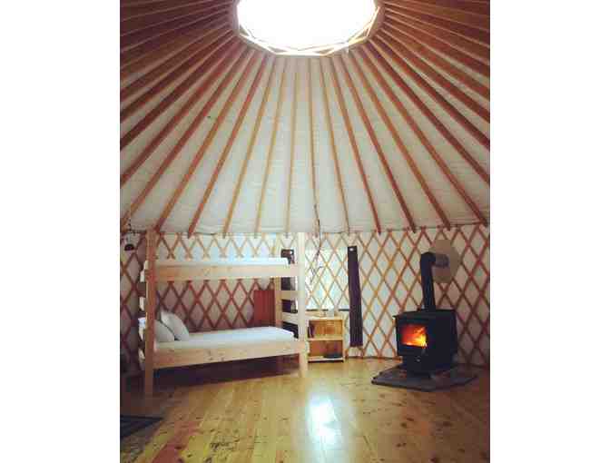 Maine Forest Yurts one night stay