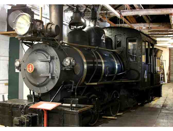 Narrow gauge train ride and museum admissions