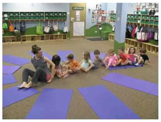 Private yoga session for a family or kids' play group