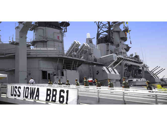 Four passes to the USS Iowa Museum, San Pedro CA