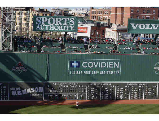 Four Green Monster Seats for Red Sox