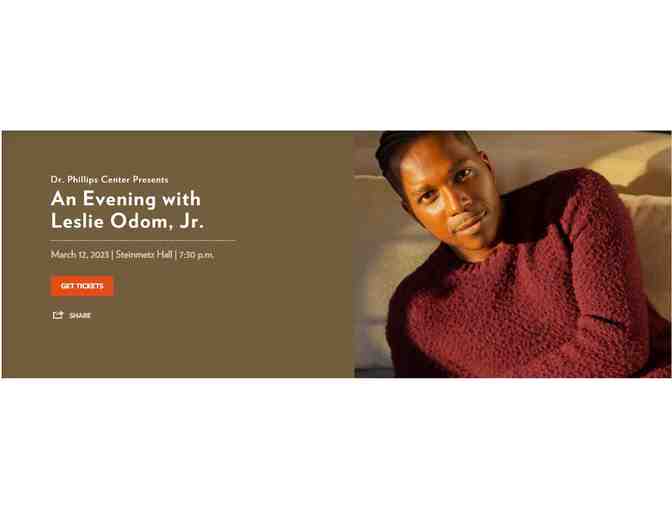 An Evening with Leslie Odom Jr - Photo 1