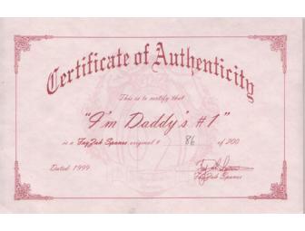 I'm Daddy's #1 by Greek American doll artist Fayzah Spanos