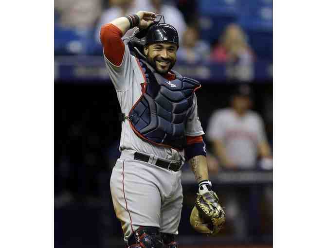 Red Sox Catcher Sandy Leon Autographed Baseball