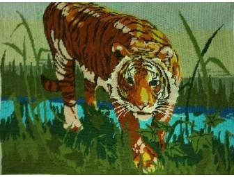 Bengal Tiger Needlepoint Tapestry