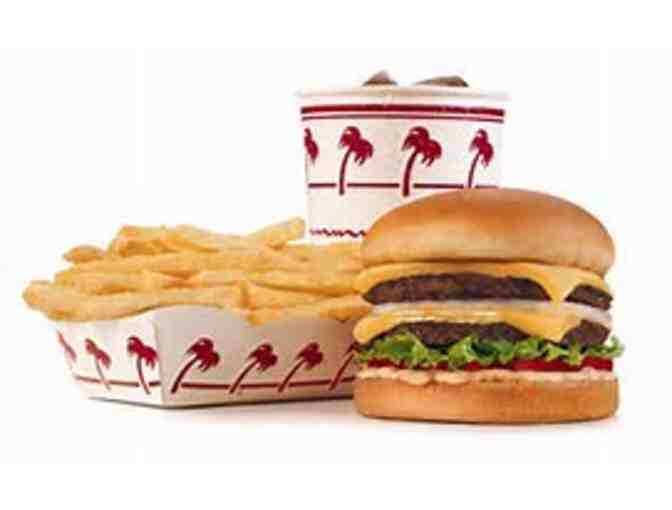 IN-N-OUT guest checks for eight (8) people!