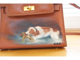Hand Painted Leather Purse