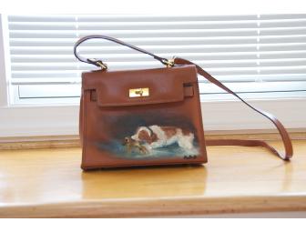 Hand Painted Leather Purse