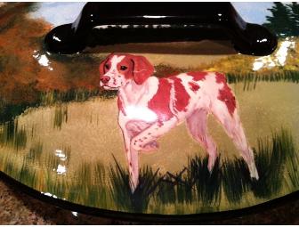 Hand Painted Casserole Dish