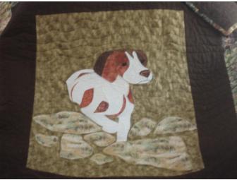 Hunting Brittany Quilt
