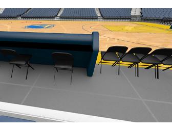 4 COURTSIDE SEATS to see the Golden State Warriors + 2 VIP Parking Passes!