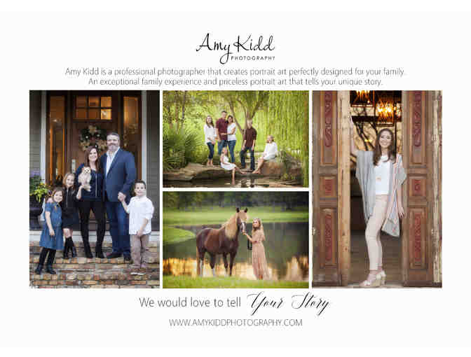 Amy Kidd Photography $99 Portrait Certificates