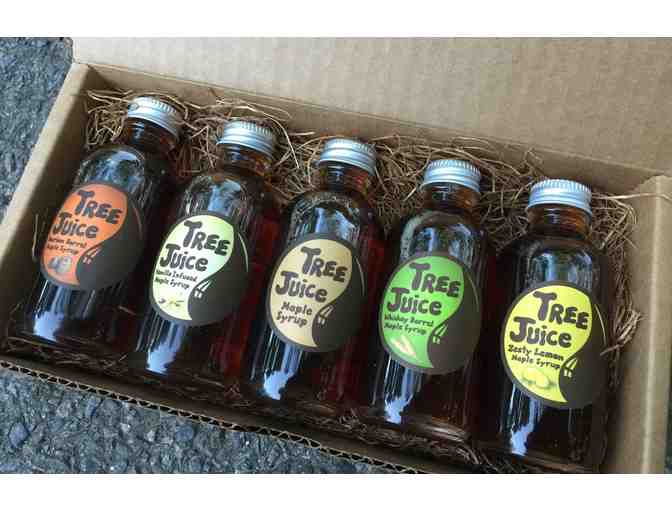 Tree Juice Maple Syrup -- Mini Variety Pack of 5 Flavors
