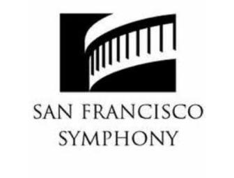 San Francisco Symphony Concert & Private Backstage Tour for 4