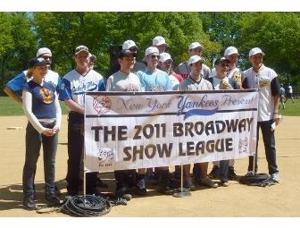 Broadway League Autographed Softball from Opening Ceremony First Pitch!