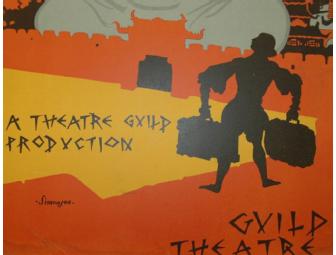 Original 1928 Show Card from Eugene ONeills Marco Millions