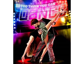 4 Tickets to So You Think You Can Dance Summer Tour and Meet & Greet with the Dancers