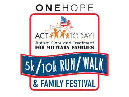 Pair of Registrations for 2018 ONEHOPE ACT Today for Military Families 5K in San Diego