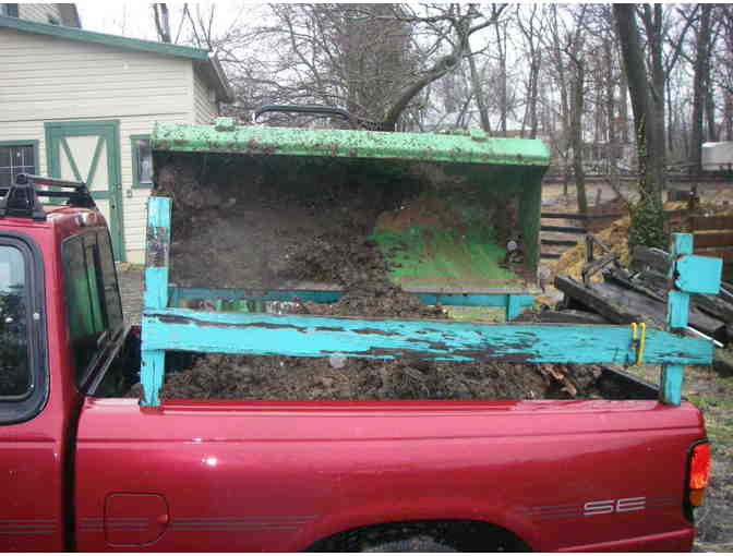 Truckload of aged horse manure