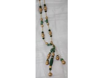 Gulten Dye Multi-Stone Jade Necklace