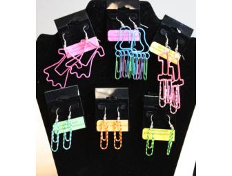 Earring Sets (6) and Bracelet- Ariel's Creations