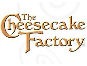 Cheesecake Factory - $25 Gift Certificate