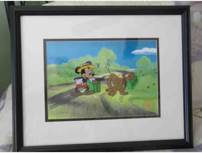 'Mr. Mouse Takes A Trip' Serigraph (Mickey & Pluto)