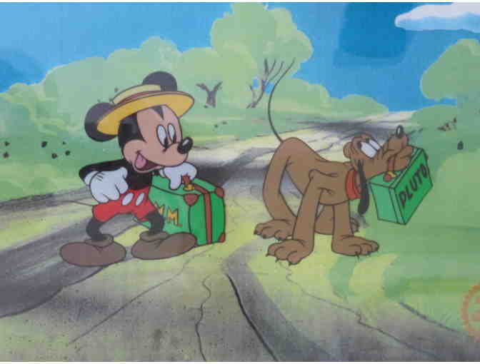 'Mr. Mouse Takes A Trip' Serigraph (Mickey & Pluto)