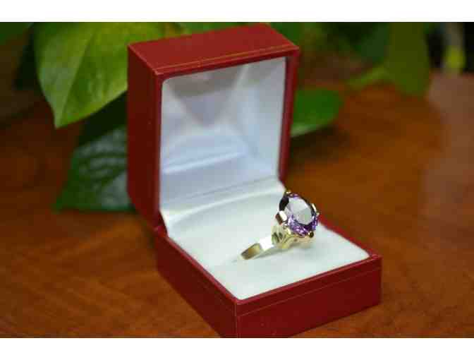 Sterling Silver Amethyst Cocktail Ring