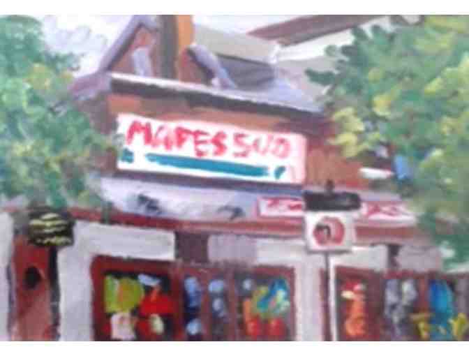 'Mapes' Print Painting by Narberth, PA Artist, David Fox