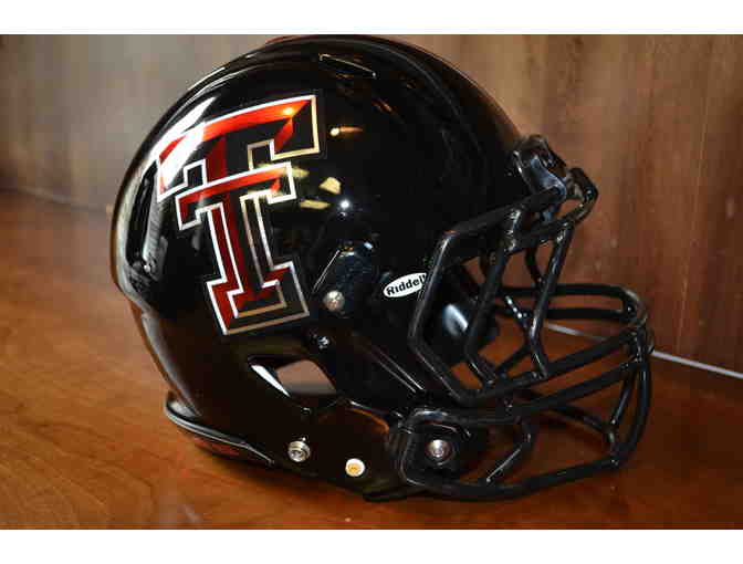 Texas Tech Signed Football Helmet and Basketball