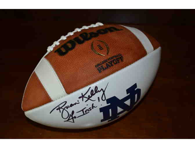 Notre Dame Football Signed by Coach Brian Kelly