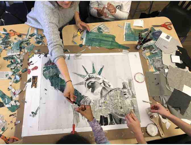 Fifth Grade Class Art #1: Lady Liberty