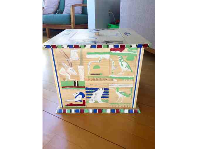 Fourth Grade Class Art: Egyptian-Inspired Wooden Box
