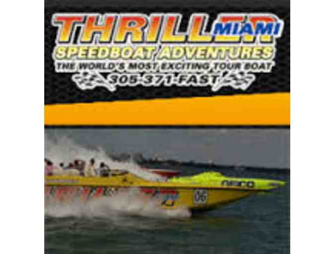 Thriller Speedboat Adventures 'The World's Most Exciting Tour Boat'