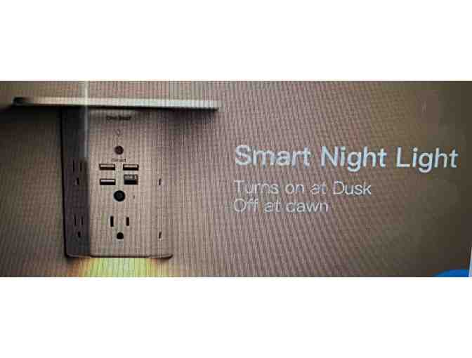 Bluetooth Headphones, Wireless Charging Station, Multi Plug Outlets, Wall Outlet Extender - Photo 2